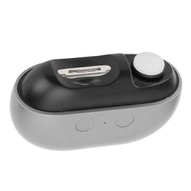 Imagem de Clipper Elétrico de Unhas, Ergonômico 3 Em 1 Trimer de Unhas Lâmina Arredondada para Casa (Preto)