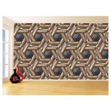 Imagem de Papel De Parede 3D Textura Sala Quarto Cozinha 3,5M Txt177 - Você Deco