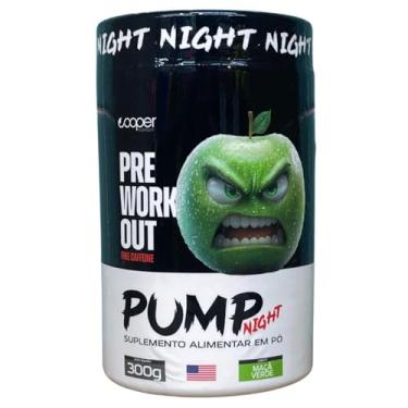 Imagem de Suplemento Pré-treino Pump Night 300g Sem Cafeína Cooper Nutrition (300g, Maçã Verde)