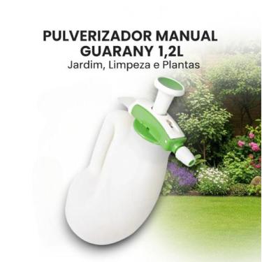 Imagem de Pulverizador Manual Guarany 1,2 Litros  Borrifador Compressão Prévia, 