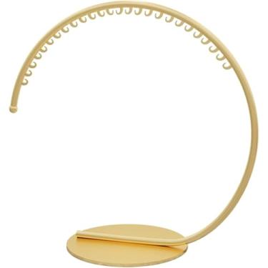 Imagem de Cabide De Roupas Pesadas Para Boutiques, Cremalheira De Exibição De Roupas De Loja De Varejo, Prateleiras Redondas De Lojas De Roupas Em Forma De C, Cabide Lateral De Metal Criativo, Black, 130CM