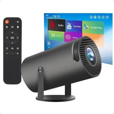 Imagem de Mini Projetor 4K HD 150 PolegadasCelular,Tv BOx, Xbox, PS, Pc,Wifi eBluetooth, projetor de filmes ao ar livredoméstico HY300 110/220
