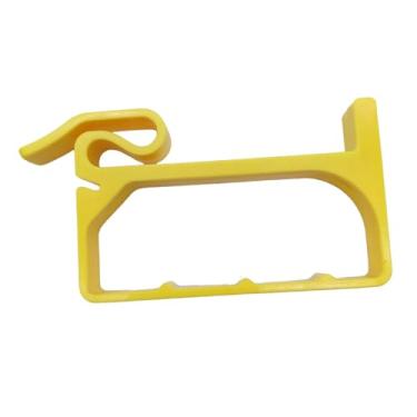 Imagem de Ioensy Alça para balde de pipoca, alça para recipiente, acessório decorativo, suporte para lanches para a família, home theater, decoração de cinema, Amarelo