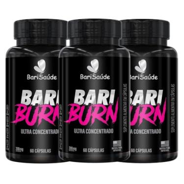 Imagem de Bari Burn Kit com 3 – Suplemento com Cafeína, Taurina, L-Carnitina, Cromo, Coenzima Q10 e Resveratrol | 60 cápsulas