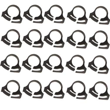 Imagem de 20 peças 180 280 360 380 480 para braçadeira de cauda Pls B15 B-15 braçadeira de fixação de mangueira de varredura de substituição para braçadeiras de mangueira de piscina, compatível com limpadores