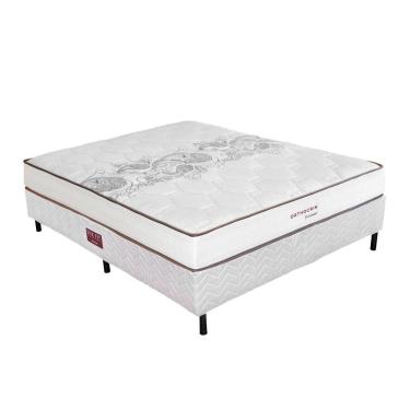 Imagem de Conjunto Cama Box Fit Casal Colchão Primor Orthocrin 138X188x50