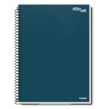 Imagem de Caderno Espiral Universitário A4 10 Matérias 160 Folhas Essenciale Credeal Azul