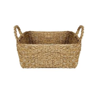 Imagem de Cesto Organizador Retangular Com Alça Iraí Jolitex Mek - G 36x27x15cm