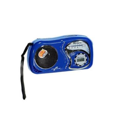 Imagem de Radio Am Fm Com Relógio De Bolso 08cm X 14cm - Art Sound