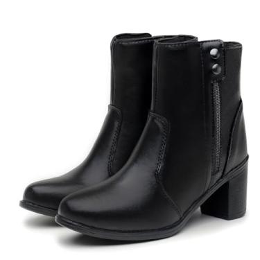Imagem de Bota Feminina Cano Curto Sophia 302 (Preta, BR, Adulto, Numérico, 34)