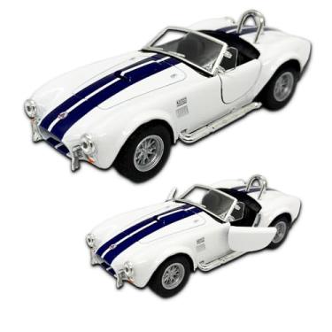 Imagem de Carrinho de ferro Miniatura Shelby Cobra, Branco, Carrinhos de coleção, 13CM.