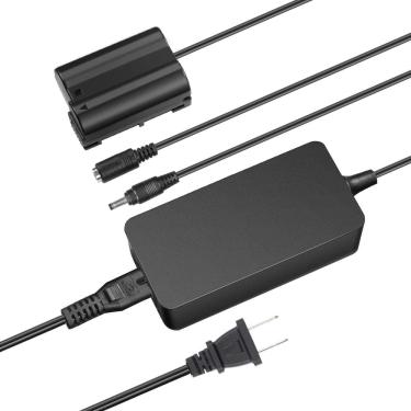 Imagem de Bateria fictícia com adaptador de alimentação de acoplador AC/DC para Nikon Z5-Z7