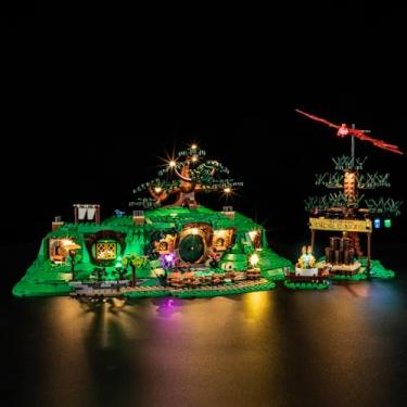 Imagem de MENZAVA LED Light Set Compatible with Lego The Lord of The Rings: The Shire Icons 10354 Building Blocks Model - Model Set NOT Included