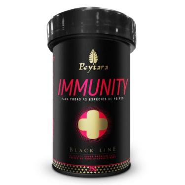 Imagem de Ração Para Peixes Alimento Poytara Immunity Black Line 35G