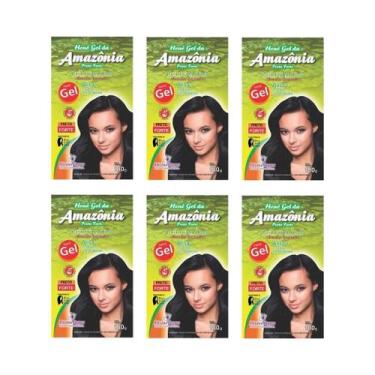 Imagem de Hene Amazonia Divina Dama 180G Gel Pouch Forte - Kit Com 6Un