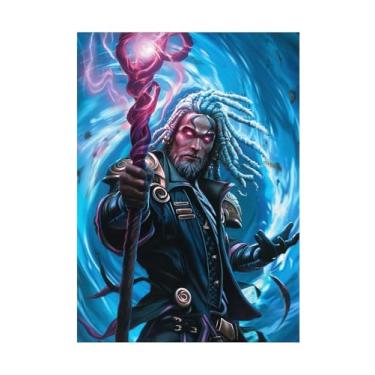 Imagem de Katomula 100 MTG Card Sleeves with 100 Inner Sleeve, Textured Back Art Sleeves, Fit Standard Size Cards-Artifice Master