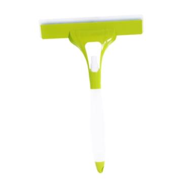 Imagem de IEUDNS Rodo de chuveiro, pá de vidro para chuveiro, ferramenta de limpeza de água doméstica com furo para porta de vidro de superfície lisa, banheiro e, Verde