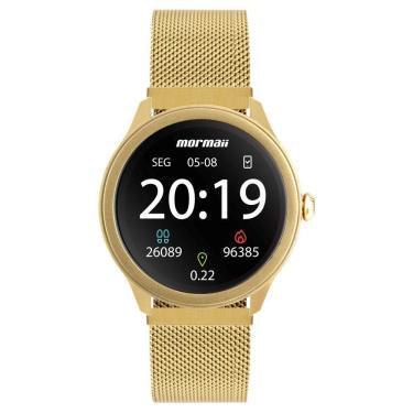 Imagem de Relógio Smartwatch Mormaii Unissex Dourado - MOLIFEURAG/7D