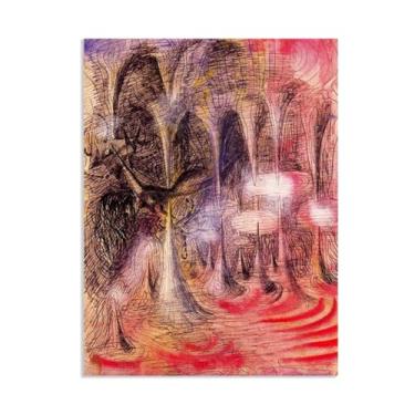 Imagem de SDYJ6GSW Remedios Varo impressões em tela arte de parede Gruta mágica pinturas famosas em tela pôsteres de surrealismo Imagem para quarto decoração de casa Remedios Varo decoração de parede 100 x 70