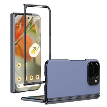 Imagem de LTLMYDAM Capa elegante para Google Pixel 10 Pro Fold, capa protetora de tela integrada, azul, 10 Pro Fold