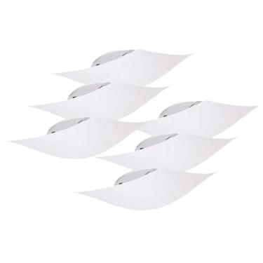 Imagem de Kit 6 Un Plafon Quadrado Pvc 1Xe27 30W 250V Taschibra