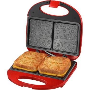 Imagem de Sanduicheira Mallory Mickey Mouse Funny Plates Personaliza