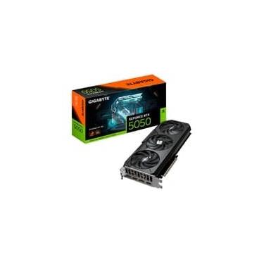 Imagem de Placa de Vídeo Gigabyte RTX 5050 GAMING OC 8G NVIDIA GeForce, 8GB GDDR6, 128bits, RGB,DLSS, Ray Tracing - GV-N5050GAMING OC-8GD