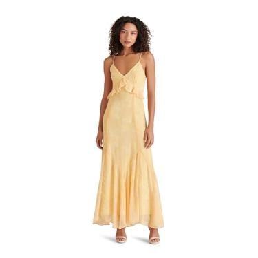 Imagem de Steve Madden Vestido feminino Gracie, Dourado, amarelo, 36