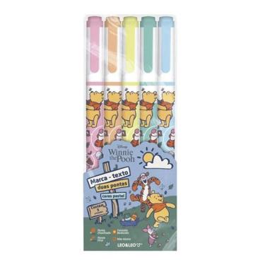 Imagem de Kit Marca Texto Pooh Pastel 94150 5 Cores - Leo&leo