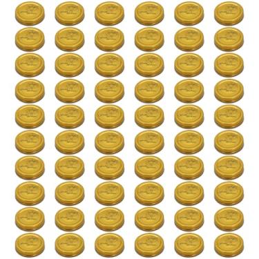 Imagem de 6 peças de tampas de pote de pêssego douradas, tampas de placa de boca regular de 70 mm/2,76" à prova de vazamento para potes de conserva material de folha de flandres premium excelente vedação (6)