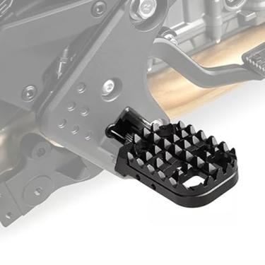 Imagem de TT719 Pegas pretas estilo rally alargadas antiderrapantes compatíveis com CFMOTO Ibex 450/Ibex 800 S/T/E 2023 2024 2025, liga de alumínio, usinado em CNC, anodização, acessórios CFMOTO Ibex 450