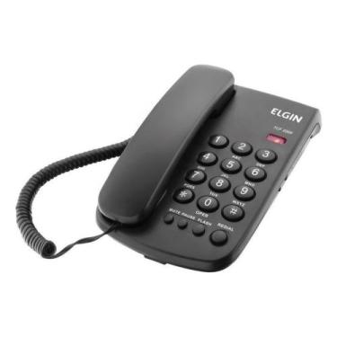 Imagem de Telefone Fixo Elgin Tcf 2000 Preto