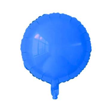 Imagem de Balão Redondo Metalizado 18 - PartiuFesta, Azul