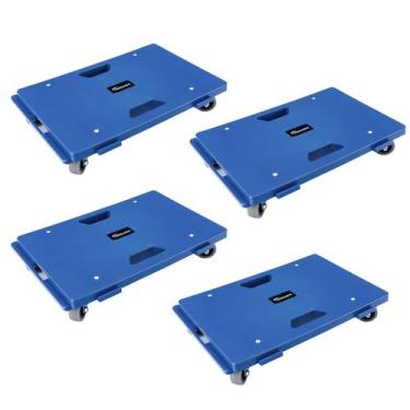 Imagem de Móveis Dolly Insdawn, pacote com 4 rodas, conectáveis com 4 rodas, 500