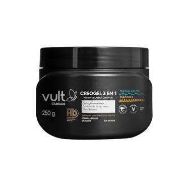 Imagem de Vult Cabelos Ondulados e Cachos Creogel 3 em 1 250g
