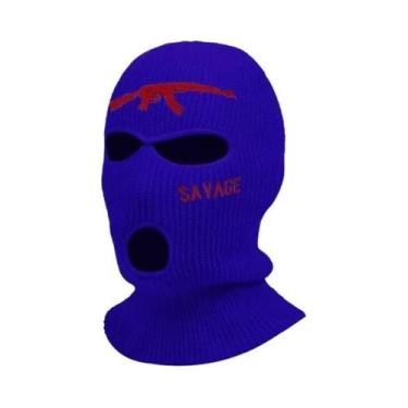 Imagem de Balaclava De Inverno Quente Com 3 Furos, Máscara De Esqui Facial Compl