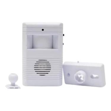 Imagem de Campainha Segurança Sensor Presença Anunciador Sem Fio Loja - Império