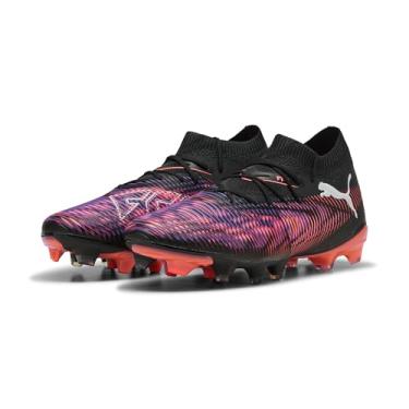 Imagem de PUMA Chuteira de futebol feminina Future 8 Match Fg/Ag WN's, Puma Black Puma White Glowing Red, 37.5 EU