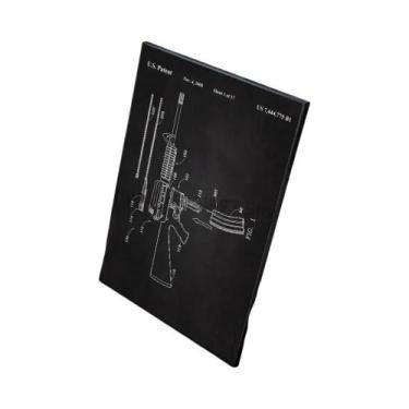 Imagem de Pôster De Pistola Militar, Adesivo De Arte À Prova D'água Para Decoraç