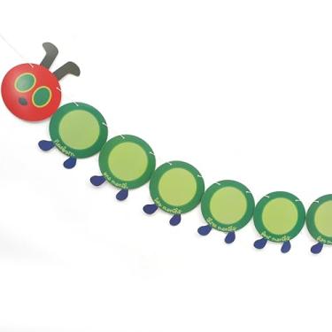 Imagem de Faixa fotográfica mensal da Hungry Caterpillar - Faixa fotográfica do primeiro ano da Caterpillar, guirlanda de fotos de recém-nascido a 12 meses, decoração de 1º aniversário de lagarta faminta para