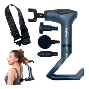 Imagem de Massageador Muscular Eletrico Profissional Pistola – Alívio da Dor, Relaxamento, Liberação Miofascial, 4 Ponteiras, Portátil e Silencioso.