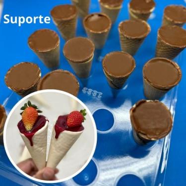 Imagem de Forma de Acetato Suporte para Cone BWB 20 Cavidades - Festa na Rede