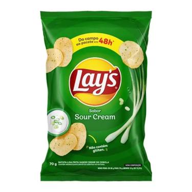 Imagem de Batata Lays Sour Cream com 70g