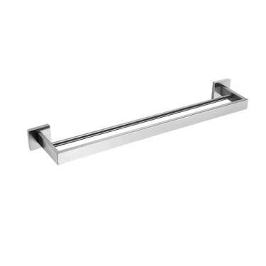 Imagem de Kit de acessórios para banheiro de aço inoxidável, suporte de parede, gancho para roupas, suporte para papel, toalheiro, porta-escova de vaso sanitário, saboneteira, toalheiro duplo 560, A