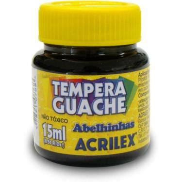 Imagem de Tinta guache preto - Acrilex
