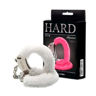Imagem de Algema De Metal Com Pelucia Algemas Eróticas com Pelúcia Confortável e Chaves para Casais CSA109 (BRANCO)