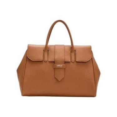 Imagem de Bolsa Feminina Colcci Tote Mini Floater De Ombro Grande Caramelo-Feminino