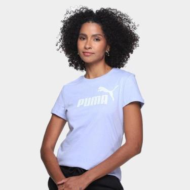 Imagem de Camiseta Puma Essentials Feminina, Azul, M