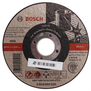 Imagem de Disco de Corte Plano Para Inox 4.1/2 - 26086.005.20 - BOSCH