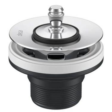 Imagem de Válvula de Escoamento para Lavatório Cuba Bidê Cromado - 1602-C - Deca